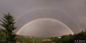 Double rainbow, July 3, 2004