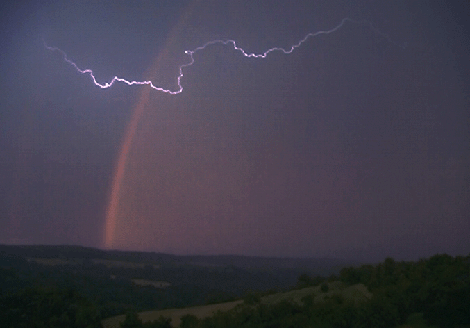 Lightning & Rainbow